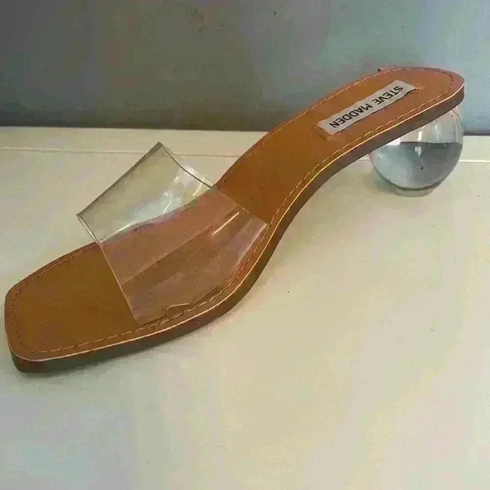 Gorgeous Steve Madden Clear shoes size 7 new